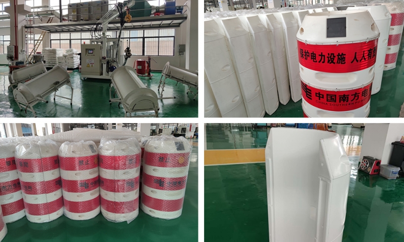 中山電力防撞桶聚氨酯發泡機
